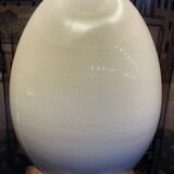 Cracked porcelain egg lamp 1980