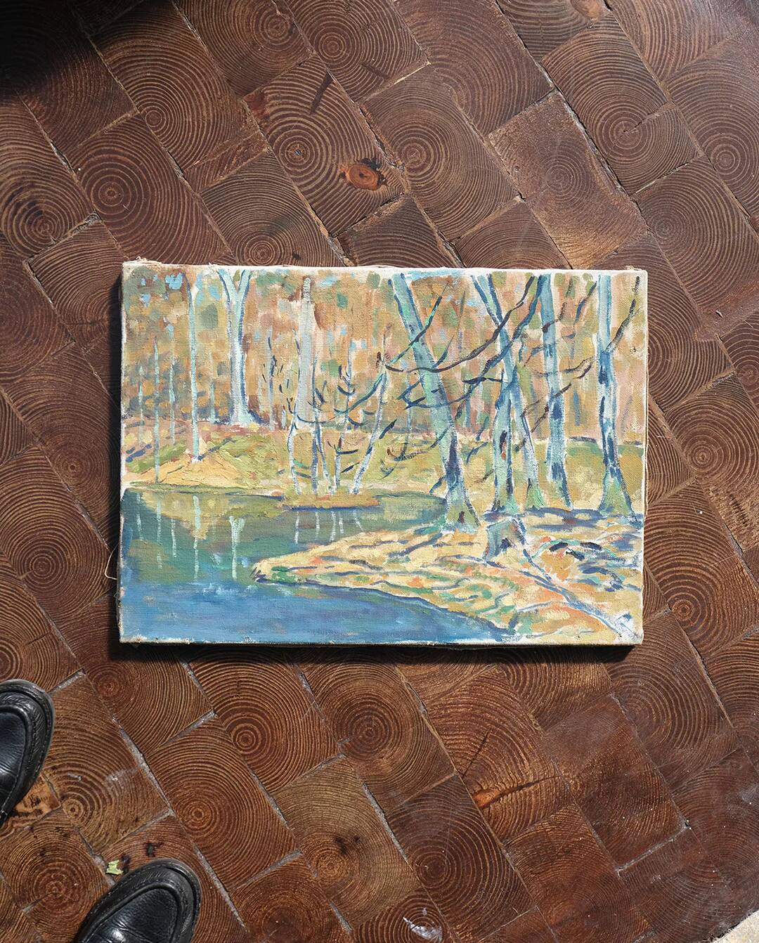 Oil painting landscape