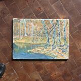 Oil painting landscape