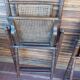 Set of 4 folding chairs old colonial style