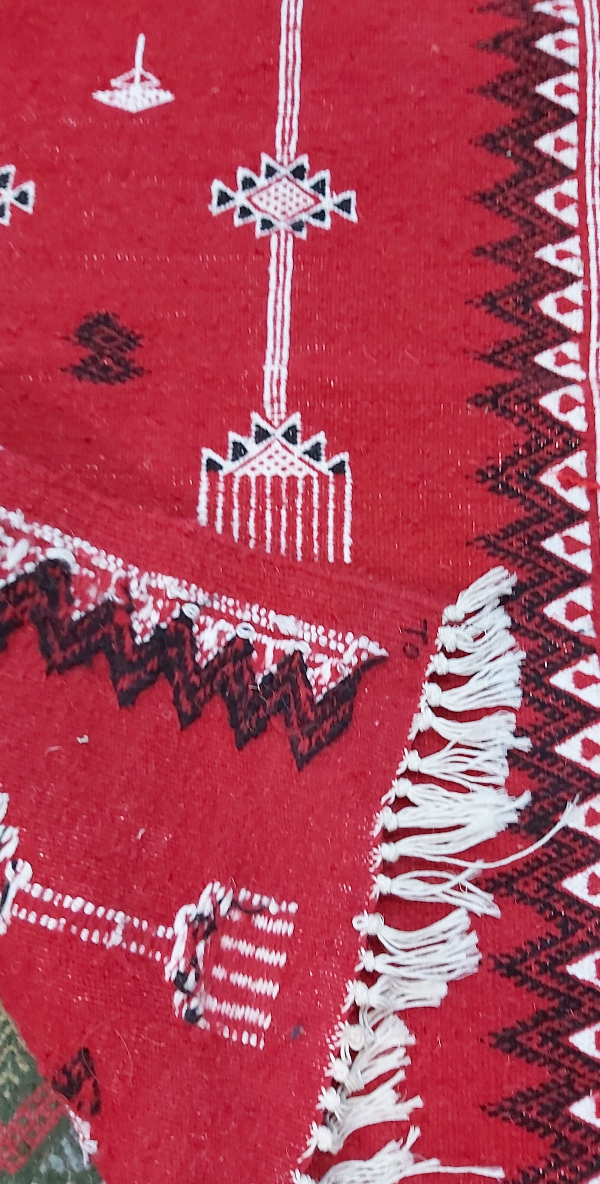 Handmade kilim corridor rug - 194x58cm