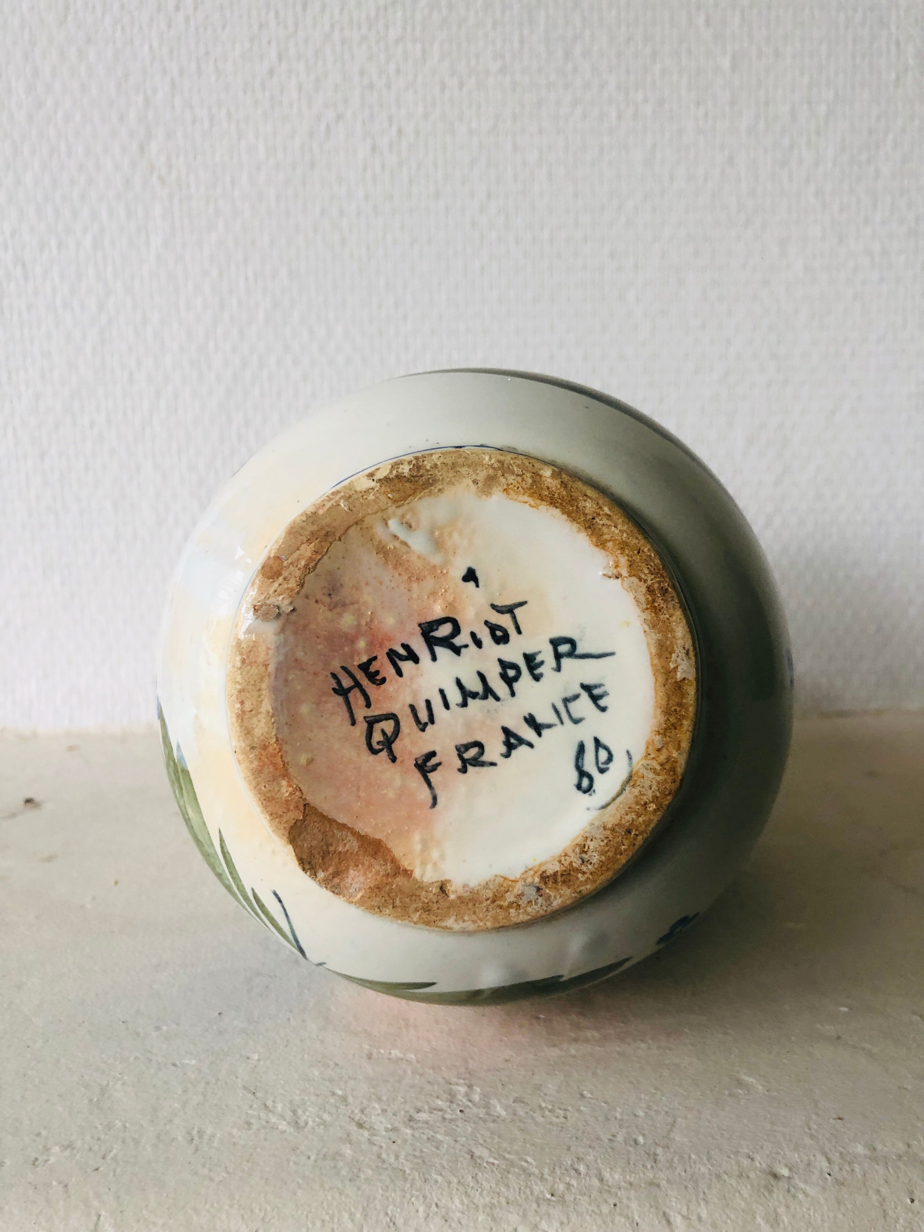 Vase Henriot Quimper