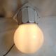 Wall lamp GHG Gesch glass globe and ceramic art deco style