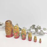 Russian nesting dolls matryoshka