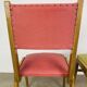 Pair of 50's style reconstruction chairs, wood