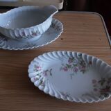 Sauciere and ravier limoges haviland model torso rosestalks