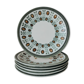 6 flat plates Boch nut model