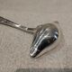 Silver-plated metal ladle for fat and lean meat, Ercuis silversmith, Louis XV, 29