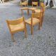6 chaises vintage en orme maison Regain années 60