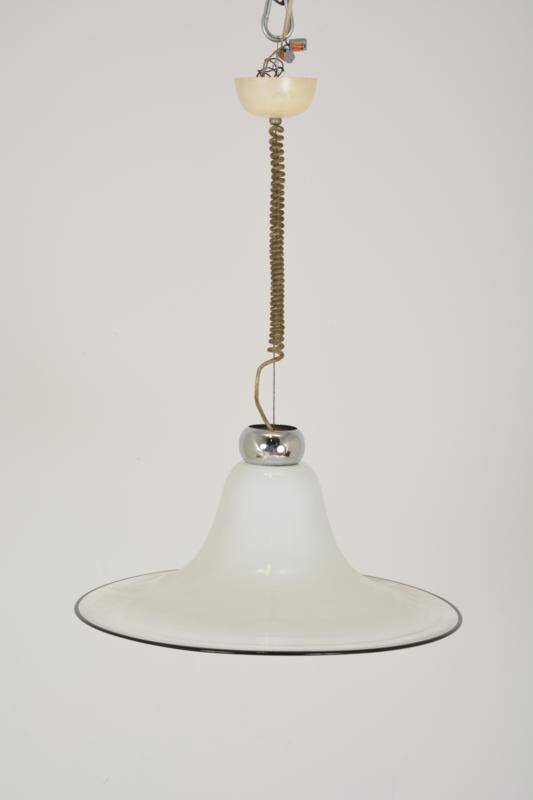 Scandinavian opaline chandelier/suspension