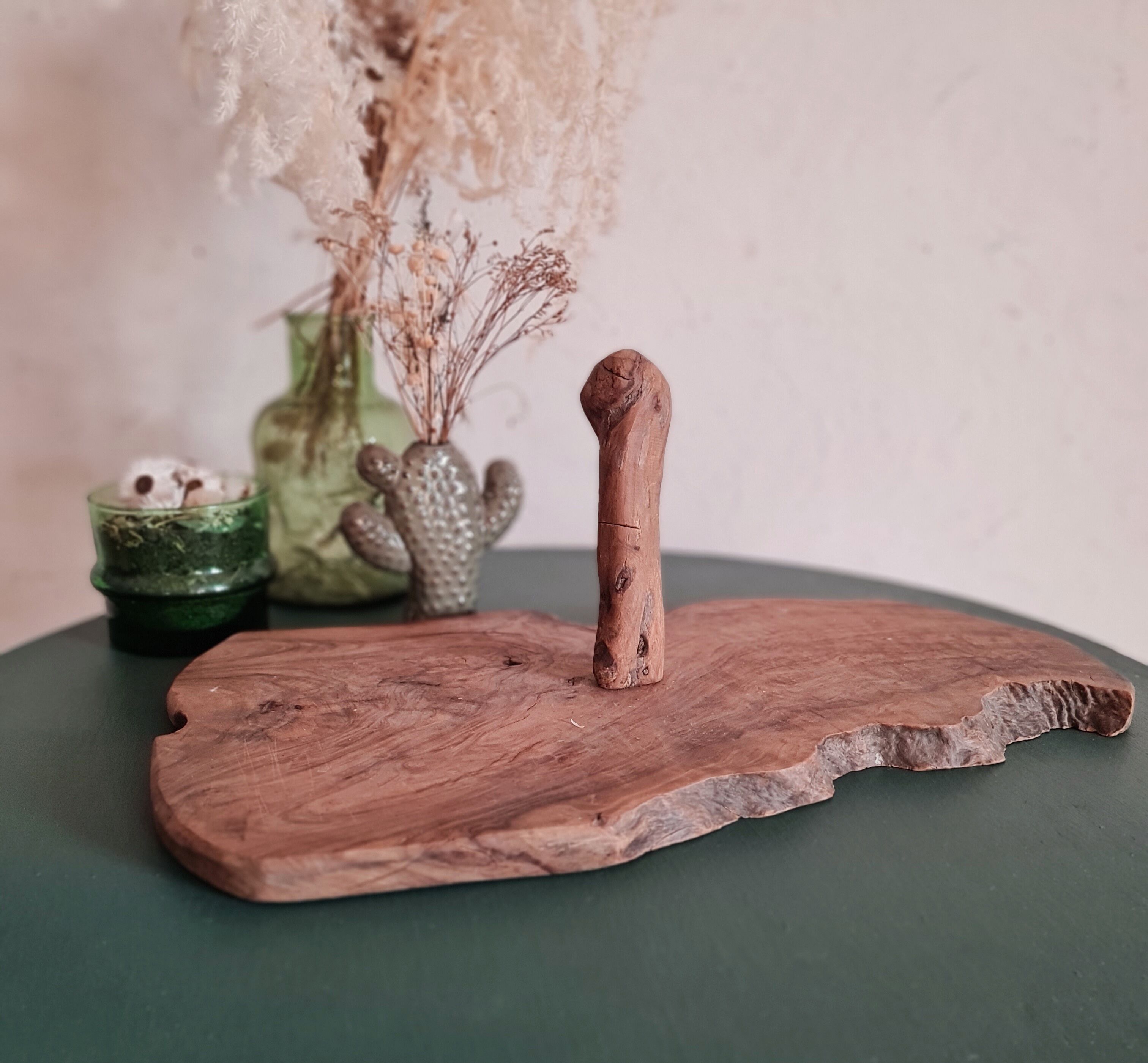 Brutalist wooden top