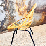 Rattan armchair for children