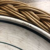 Vintage earthenware horses serving dish by Gien Nordez et Cie Cherbourg