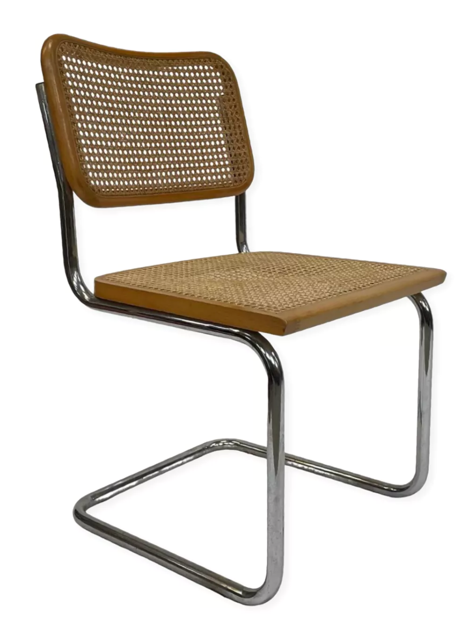 Cesca design chair model b32 in chrome