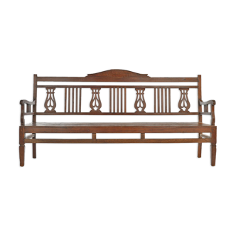 Wooden bench