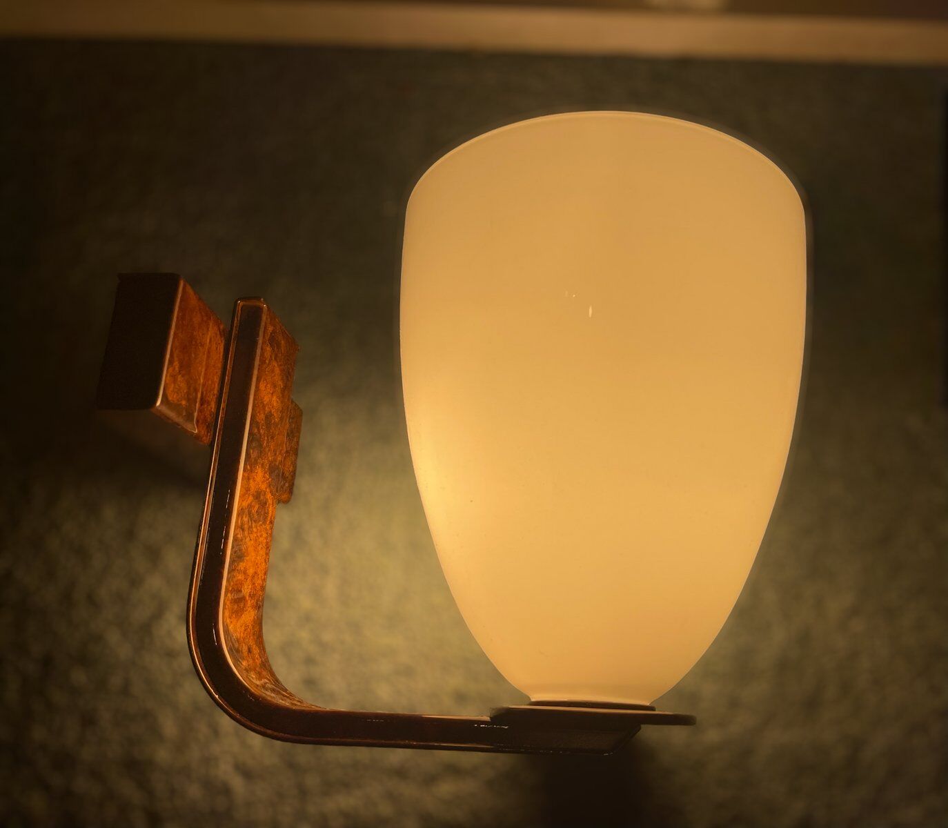 Italian Opaline Glass Sconces, Set of 2