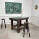 Old work island from 1930 in oak and granite.