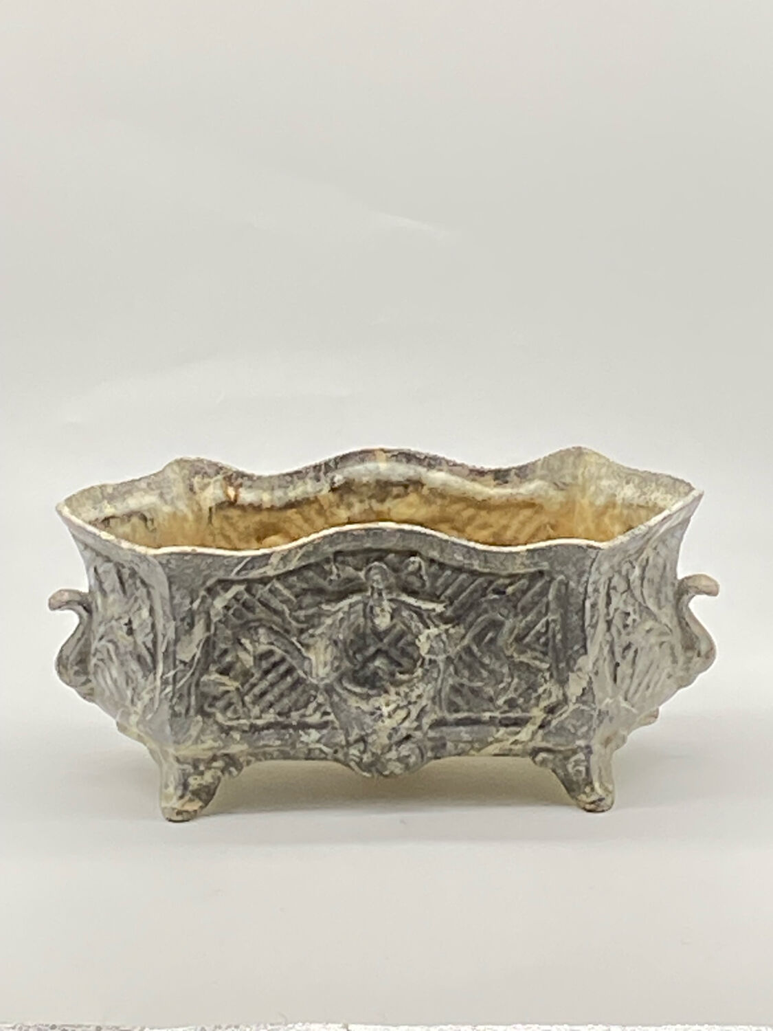 Antique cast iron planter / Medici style / garden / bourgeois house