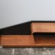 Small Mid-Century Shelf in Rosewood and Black Laminate, 1960s