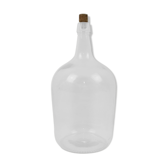 5 Litres clear glass bottle