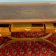 Double-sided EMPIRE Style DESK in Mahogany and gilded bronzes