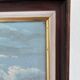 Antique original landscape oil painting, signed countryside art