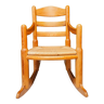 Rocking-chair en pin danois 1970-1980