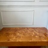 Rochebobois elm burl coffee table, 1970s