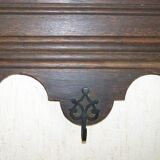 Oak shelf for hanging pots and pans