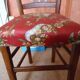 Floral fabric chair