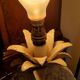 Ceramic 70s pineapple lamp