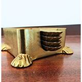 Vintage FAL brass ashtray set