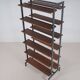 Freestanding vintage bookshelf designed by Olof Pira for Planmöbel, 1960s