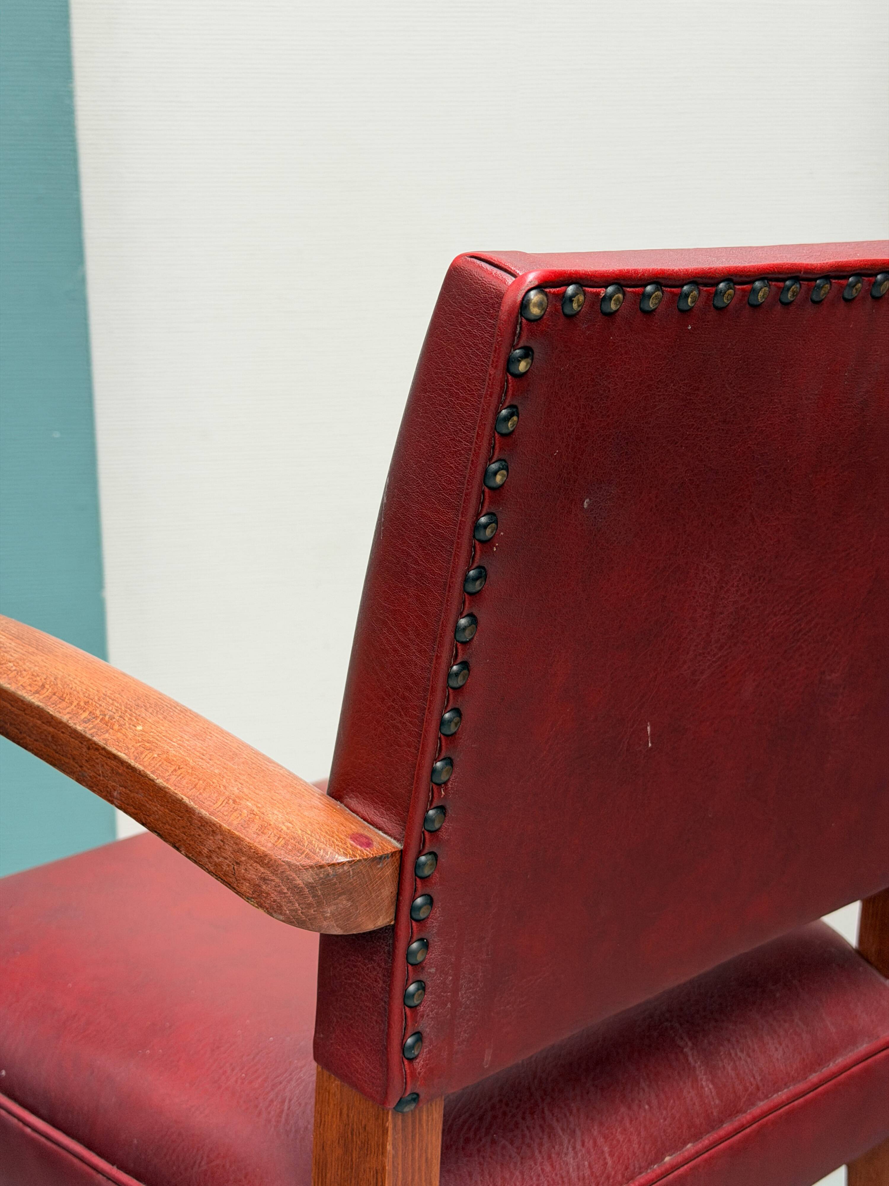 Set of 8 vintage Art Deco Bridge chairs (1930s-1940s)