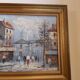 Oil on canvas Paris Montmartre by Billings