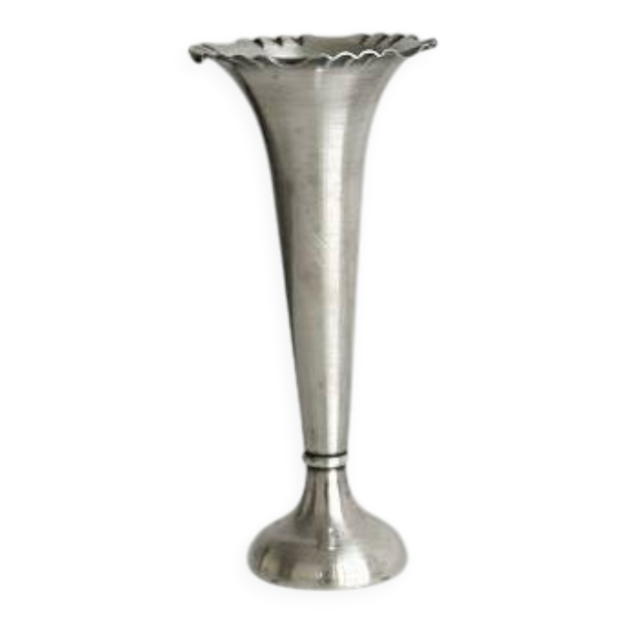 Small metal bud vase