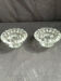 2 bougeoirs cristal Luminarc vintage