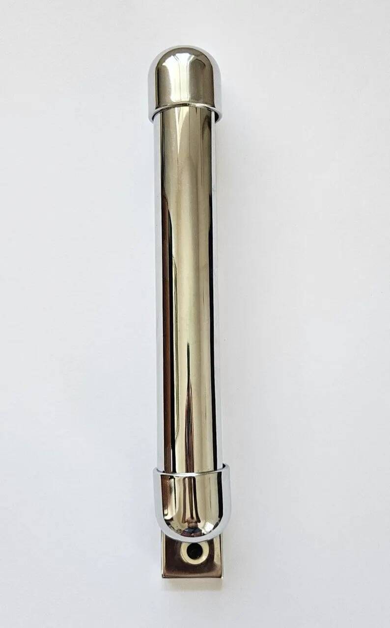 Rare Bauhaus, Art Deco, Functionalism never used Chrome Wall Lamp, 1930s