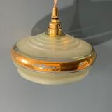 Baladeuse globe vert vintage 1950