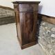 Small piece of furniture / bedside table in burr walnut