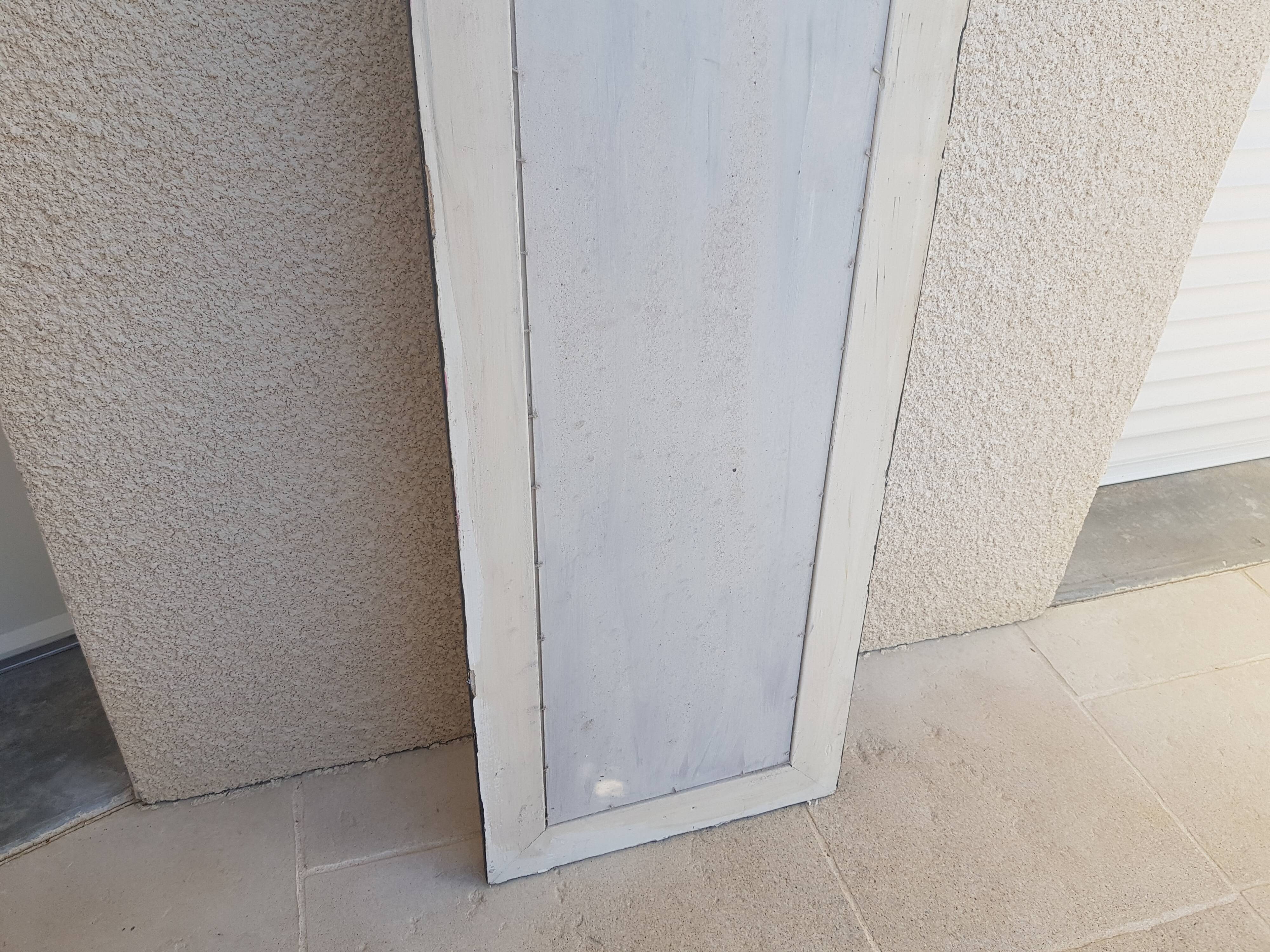 Black empire style mirror