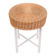 Vintage Steel base Wicker Stool 1960s