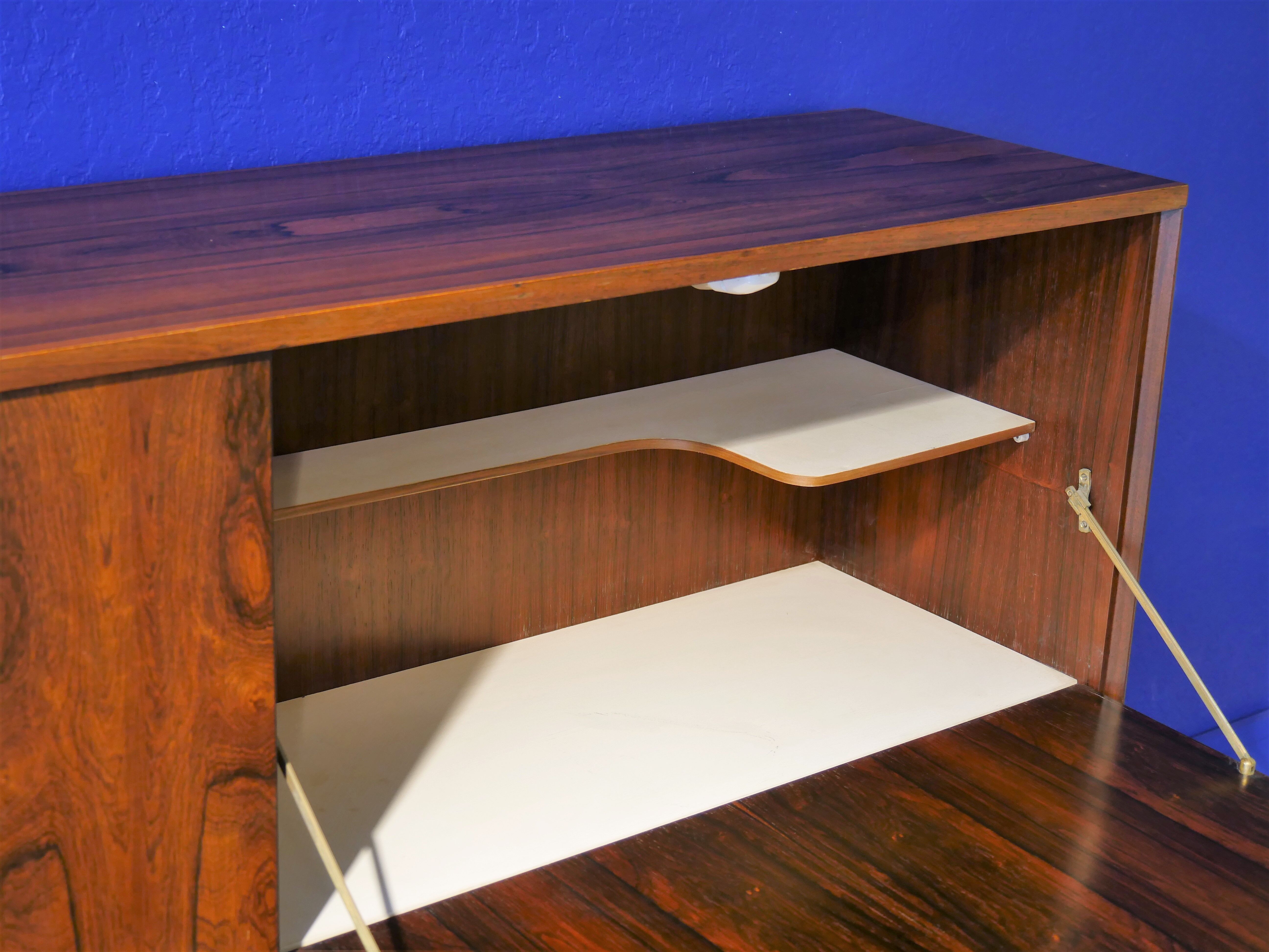 Rosewood writing desk 50s