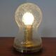 Iceglass & Brass Table Lamp from Doria Leuchten, 1960s