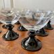 Set of 12 retro dessert cups