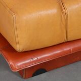 Leather armchair by Gérard Guermonprez, 1970