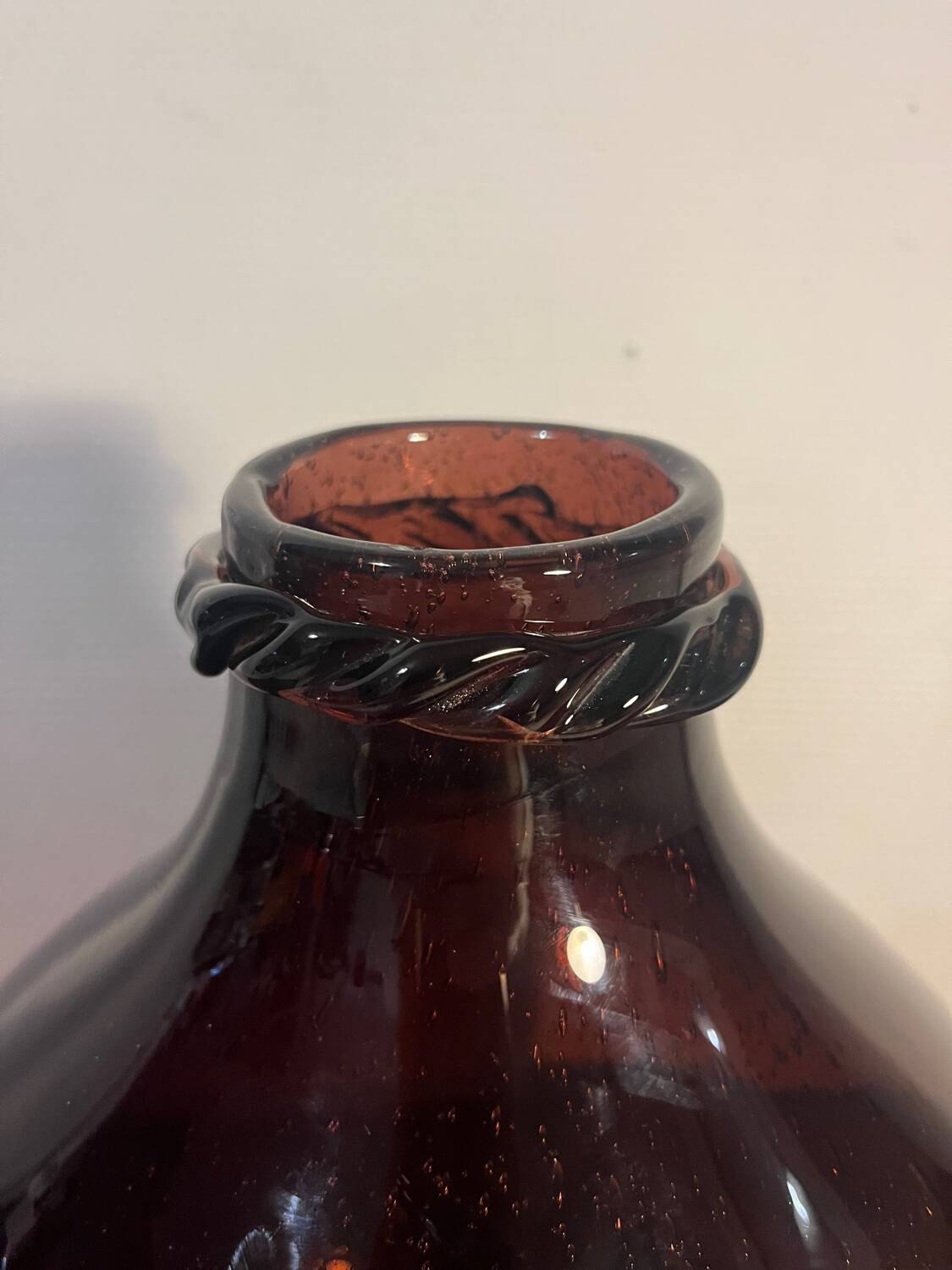 Demijohn carboy vase glassware BIOT France