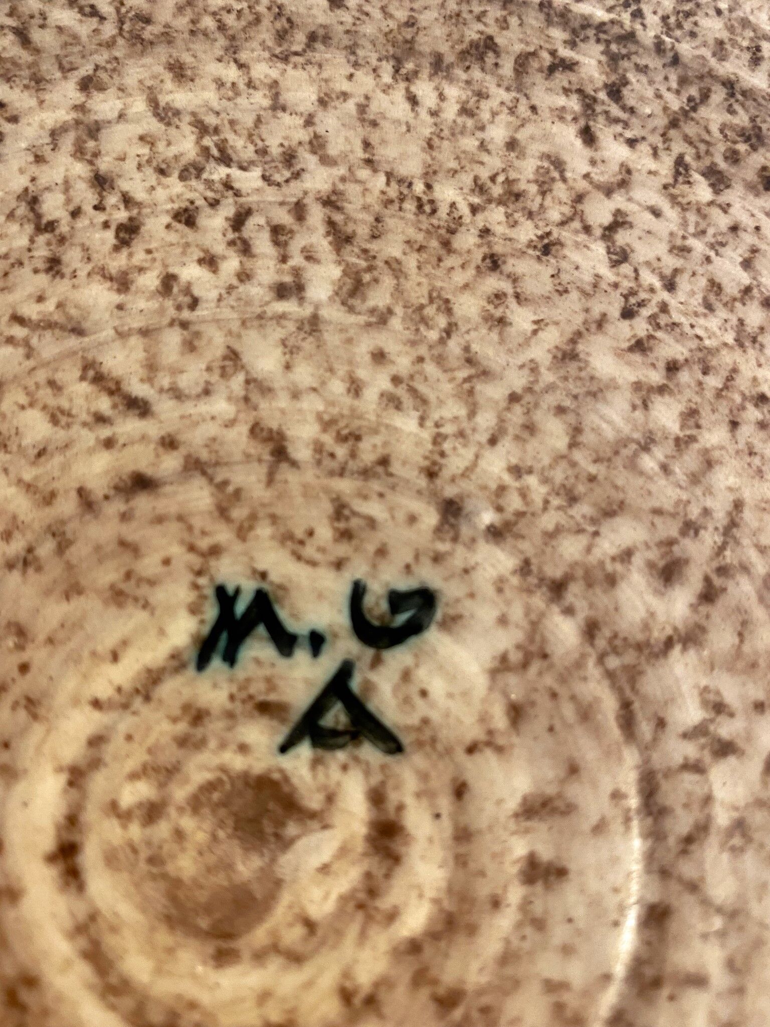 Polychrome circular dish MGA Tullio d'Albisola (Tullio Mazzotti)