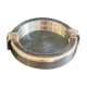 Silver metal ashtray signed christian dior circa 1970