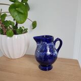 Small enameled ceramic pitcher
